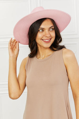 Fame Route To Paradise Straw Hat-Trendsi-Carnation Pink-One Size-Très Elite