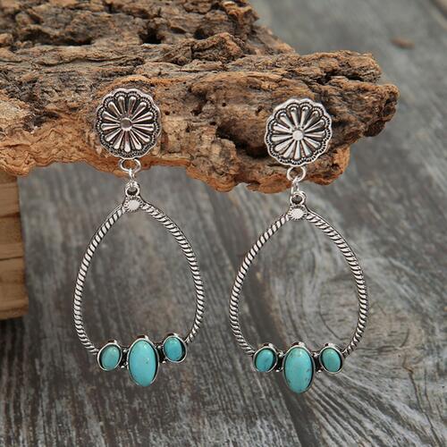 Turquoise Teardrop Earrings: Exquisite Elegance and Global Charm