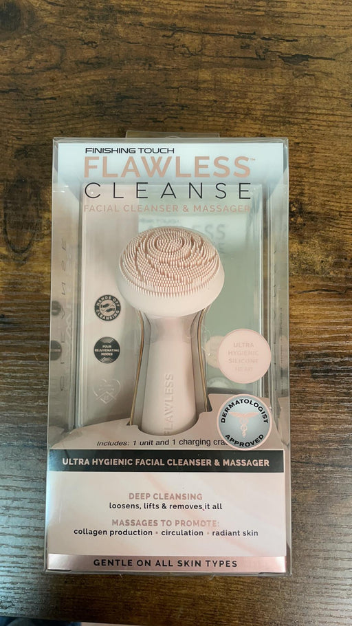 FLAWLESS Pink Facial Brush: Gentle Cleansing for Radiant Skin