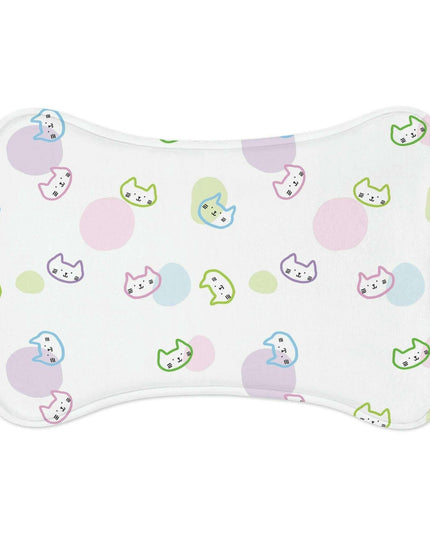Personalized Pet Feeding Mats - Delightful Bone and Fish Patterns for Stylish Pet Owners