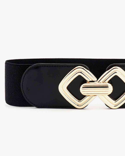 Sleek Elastic Geometric Belt Collection - Perfect for Any Occasion