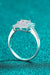 Sparkling Geometric Moissanite Ring Set with Zircon Accents