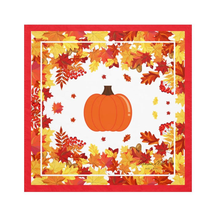 Autumn Splendor Microfiber Napkin Set - Set of 4, 19"x19"
