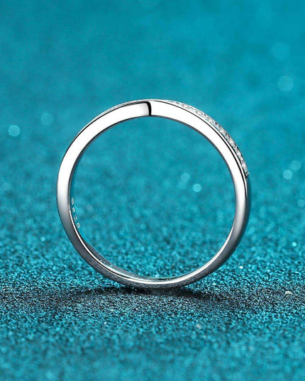 Timeless Elegance: Sterling Silver Lab-Created Diamond Ring for Effortless Chic