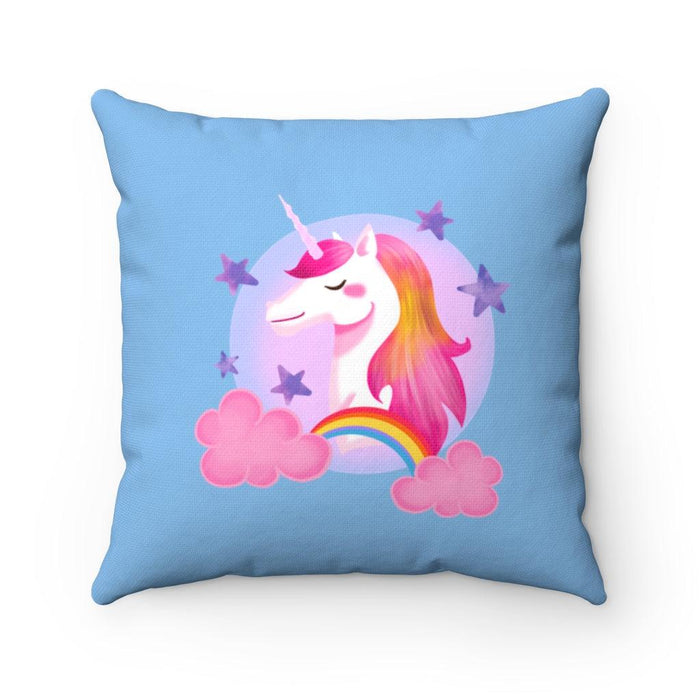 Unicorn Reversible Decorative Pillowcase by Maison d'Elite - Versatile Cushion Cover for Kids' Room