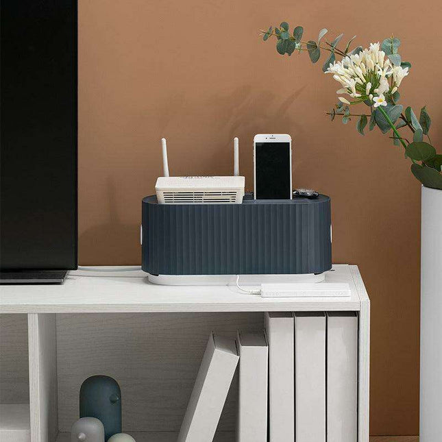 Modern Cable Organizer Hub for Power Strips and Cords