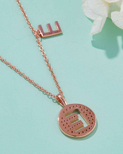 Radiant Moissanite Gemstone Pendant Necklace - Opulent Sterling Silver & 18K Rose Gold