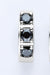 Lab-Diamond-Infused Sterling Silver Huggie Earrings