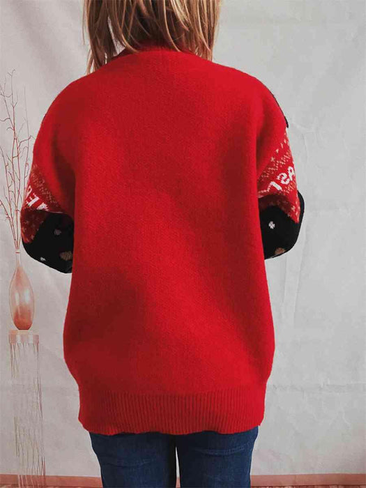 Holiday Cheer Knit Pullover Sweater