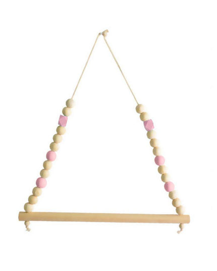 Enchanting Nordic Wooden Wall Hook for Playful Kids' Room Decor