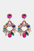 Chic Glass Stone Zinc Alloy Earrings with a Modern Touch