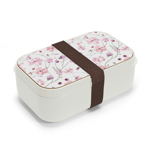 Elegant Personalized Bento Box Lunch Set with Wooden Lid - Customizable & Practical