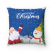 Reversible Joyeux Noel Decorative Pillow Cover - Stylish Two-Print Cushion Case