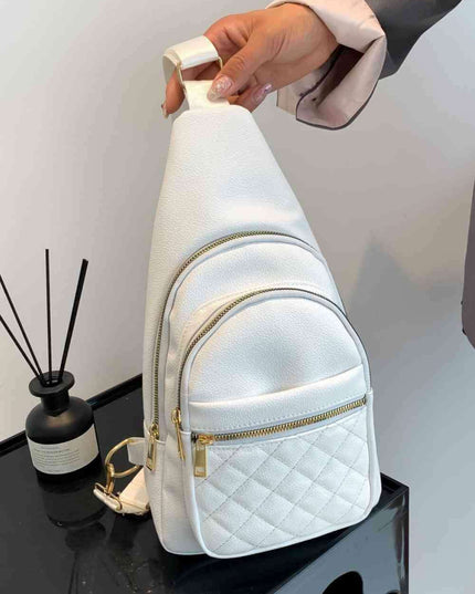 Elegant PU Leather Crossbody Sling Bag