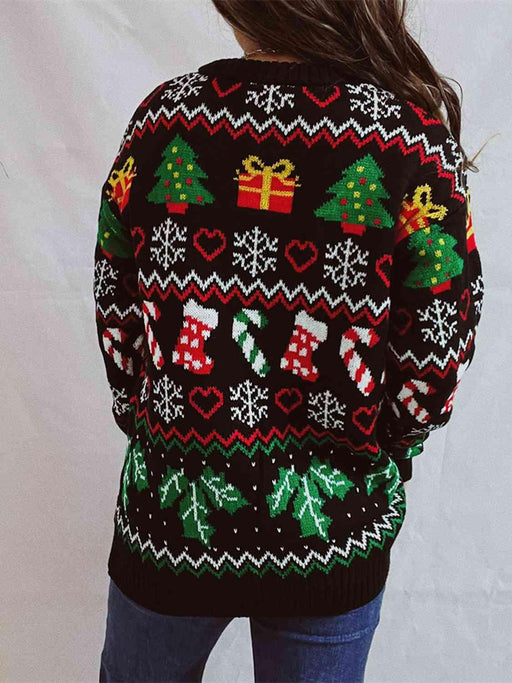 Celestial Winter Festive Sweater