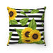 Maison d'Elite sunflowers decorative cushion cover