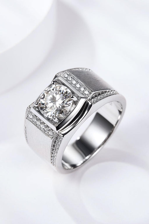 Elegant 1 Carat Lab-Diamond Platinum Ring