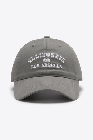CALIFORNIA LOS ANGELES Adjustable Baseball Cap-Trendsi-Black-One Size-Très Elite