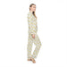Vero Pet lover Women's Satin Pajamas-Clothing, Shoes & Accessories›Women›Apparel›Lingerie, Sleep & Lounge›Pajama Sets-Vero-XS/S-Black-Très Elite