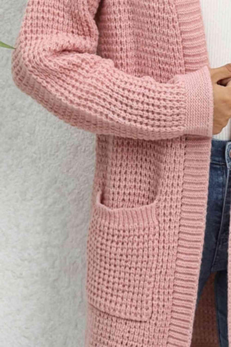 Cozy Knitted Cardigan with Handy Pockets