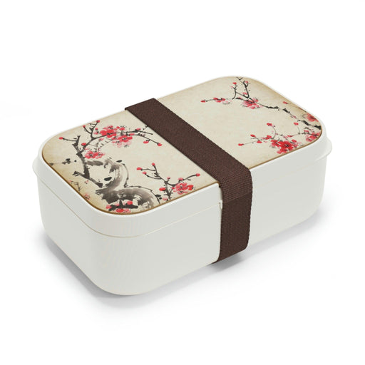 Customizable Wooden Lid Bento Box Set for On-the-Go Healthy Eating