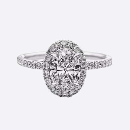 Modern Elegance Sterling Silver Ring with Lab-Grown Diamond and Zircon - Timeless Beauty