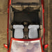 Maison d'Elite Hexagon Unique Car Seat Covers - Set of 2-All Over Prints-Printify-49.60" × 18.50"-Black-Très Elite