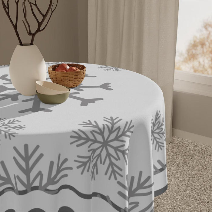 Christmas Chic: Elegant Square Tablecloth for Festive Home Decor
