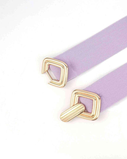 Sleek Elastic Geometric Belt Collection - Perfect for Any Occasion