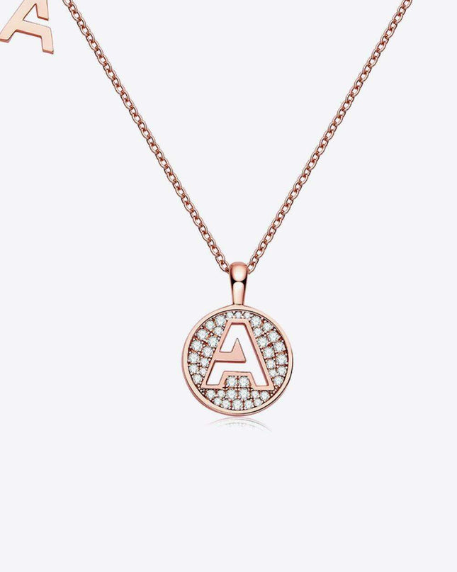 Radiant Moissanite Gemstone Pendant Necklace - Opulent Sterling Silver & 18K Rose Gold