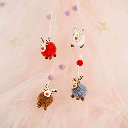 Enchanting Reindeer Holiday Hanging Ornaments for a Joyful Home Atmosphere