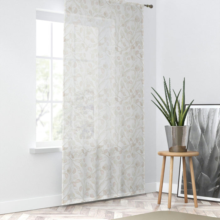 Customizable Photo Sheer Window Drapes for Personalized Home Design