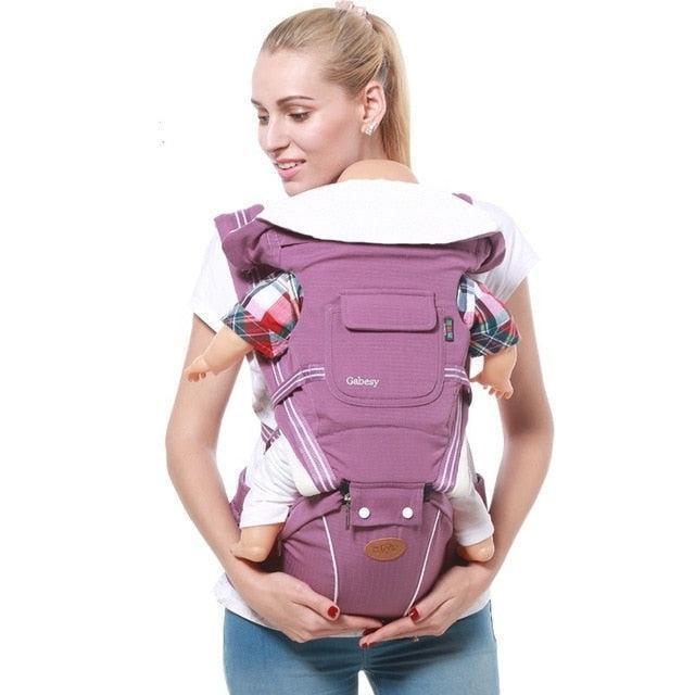 Ultimate 9-in-1 Ergonomic Baby Carrier Set: Luxury Solution for Infants 0-2 Years, Supports up to 17kg