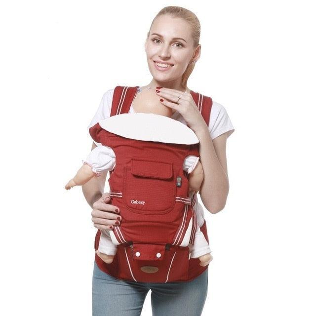 Versatile 9 in 1 Baby Carrier for Infants 0-24 Months, Supporting up to 17kg