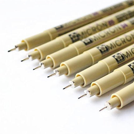Micron Fine Liner and Brush Pen Collection - 9 Essential Tools for Artists and Professionals