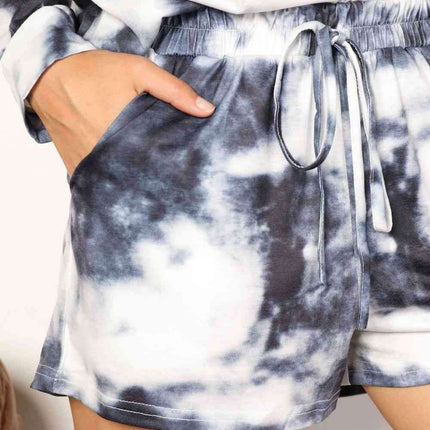 Chic Tie-Dye Lounge Set - Fashionable Comfort Ensemble