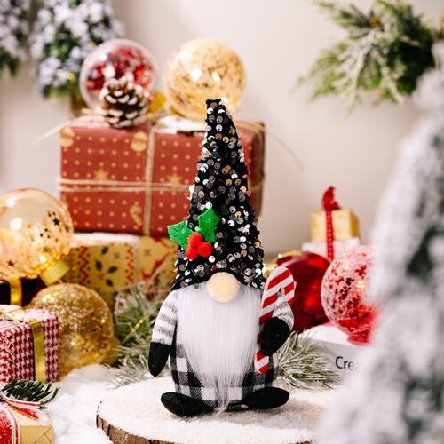 Christmas Elf Sequin Sparkle Hanging Decor Ornament