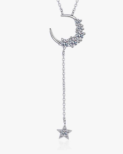 Celestial Symphony Moissanite Pendant Necklace