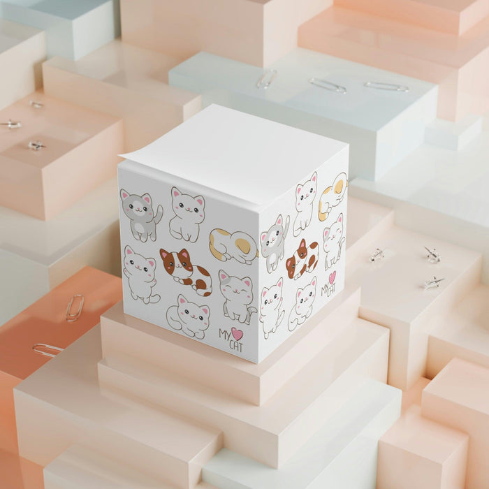 Customizable Sticky Note Cube for a Vibrant Workspace