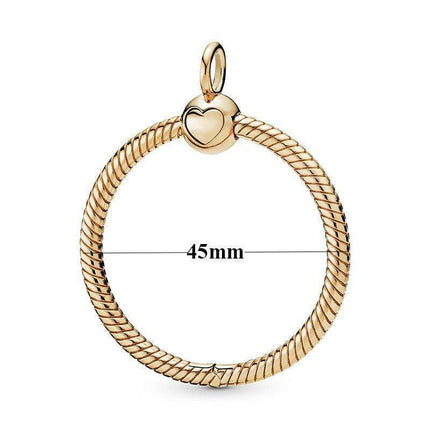 925 Sterling Silver Chic O Charm Pendant - A Perfect Stylish Gift for Her - Très Elite