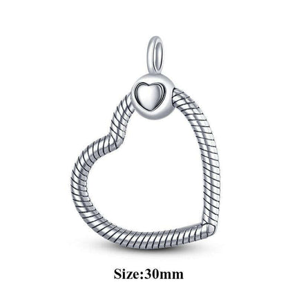 925 Sterling Silver Chic O Charm Pendant - A Perfect Stylish Gift for Her - Très Elite