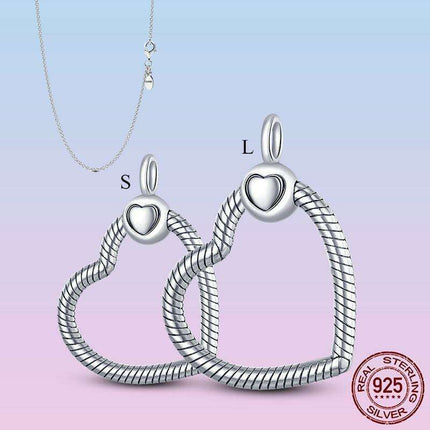 925 Sterling Silver Chic O Charm Pendant - A Perfect Stylish Gift for Her - Très Elite