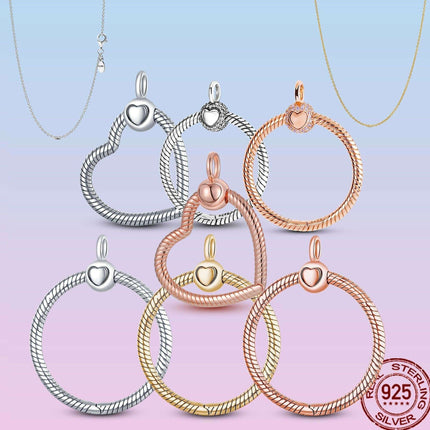 925 Sterling Silver Chic O Charm Pendant - A Perfect Stylish Gift for Her - Très Elite