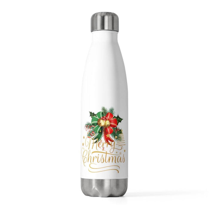 Festive Christmas 20oz Copper-Lined Insulated Water Bottle