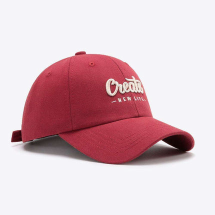 Customizable Cotton Baseball Cap: Trendy Sun Protection with Adjustable Fit