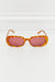 Oval Sunglasses with UV400 Protection and Polycarbonate Construction