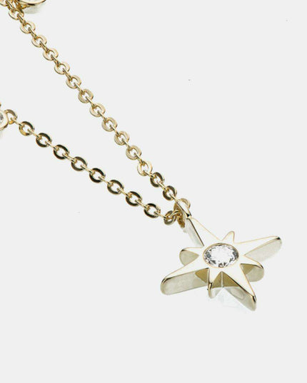 Starlit Charm Lab-Grown Diamond Pendant Necklace in Sterling Silver