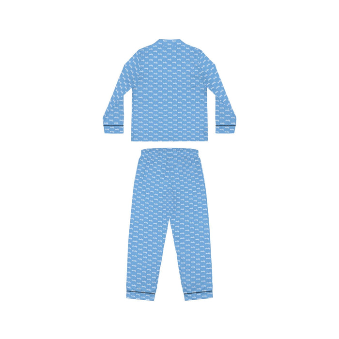 Vero romantic pastel blue Mono Women's Satin Pajamas-Clothing, Shoes & Accessories›Women›Apparel›Lingerie, Sleep & Lounge›Pajama Sets-Vero-XS/S-Black-Très Elite