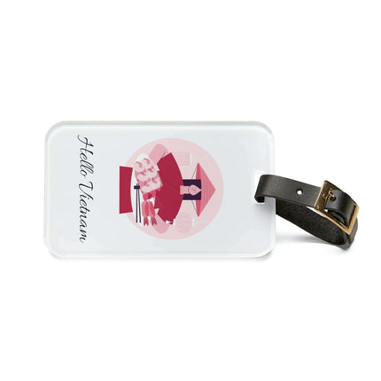 Personalized Elegant Acrylic Luggage Tag Collection: Travel with Flair