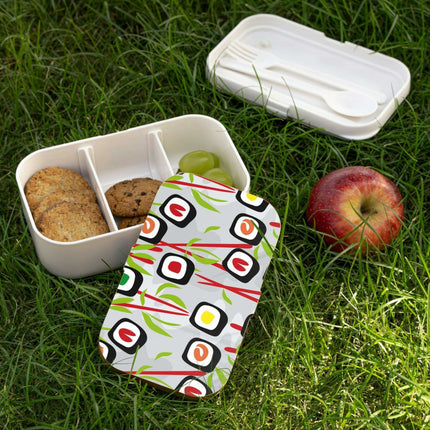Eco-Friendly Personalized Bento Box with Chic Wooden Lid